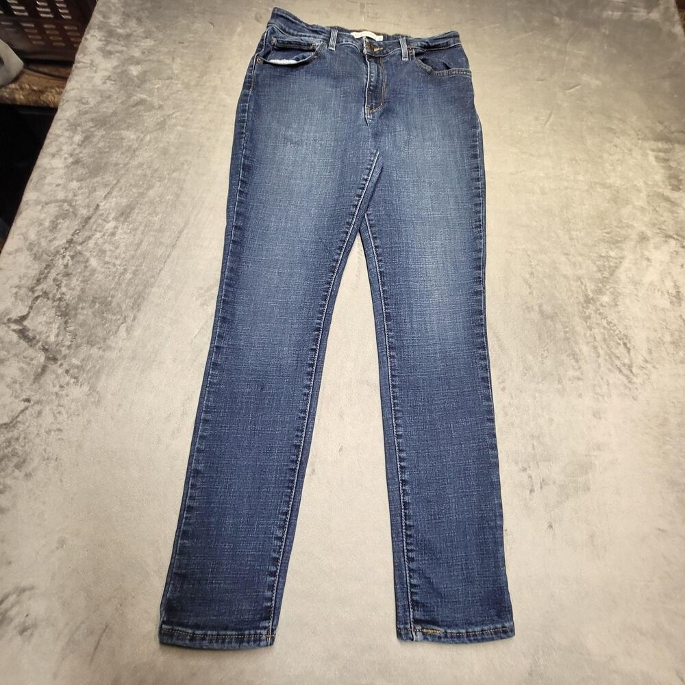 Levi's Jeans Womens 31 Blue High Rise Skinnyβ Slim Stretch Medium Wash Denim